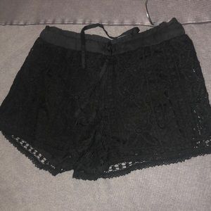 NWT Topshop Crochet Shorts